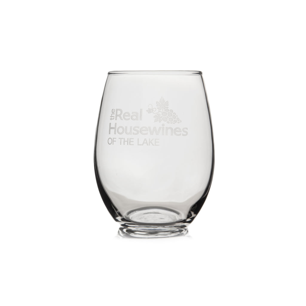 Stemless Wine Glass - The Real Housewines of The Lake