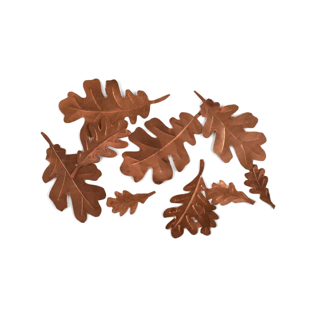 Decorative Leaves Set of 10Decorative Copper Leaves Set of 10