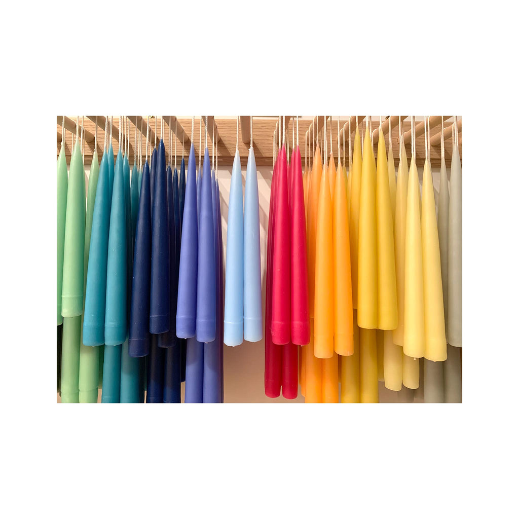 Hand-dipped 13" Tapers - Spring Colors