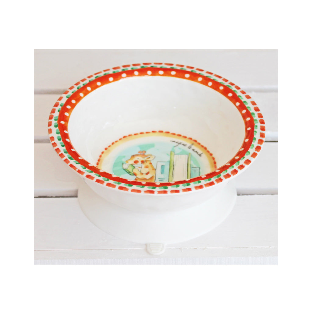 Textured Suction Bowl - Imagine the World