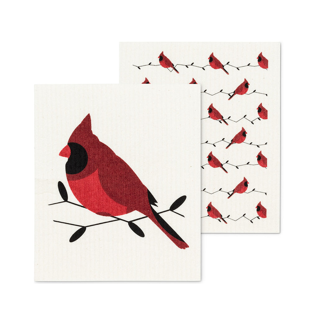Swedish Dishcloth Set- Cardinal