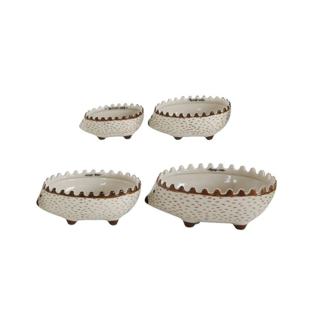 Hand-painted Hedgehog Measuring Cup Set
