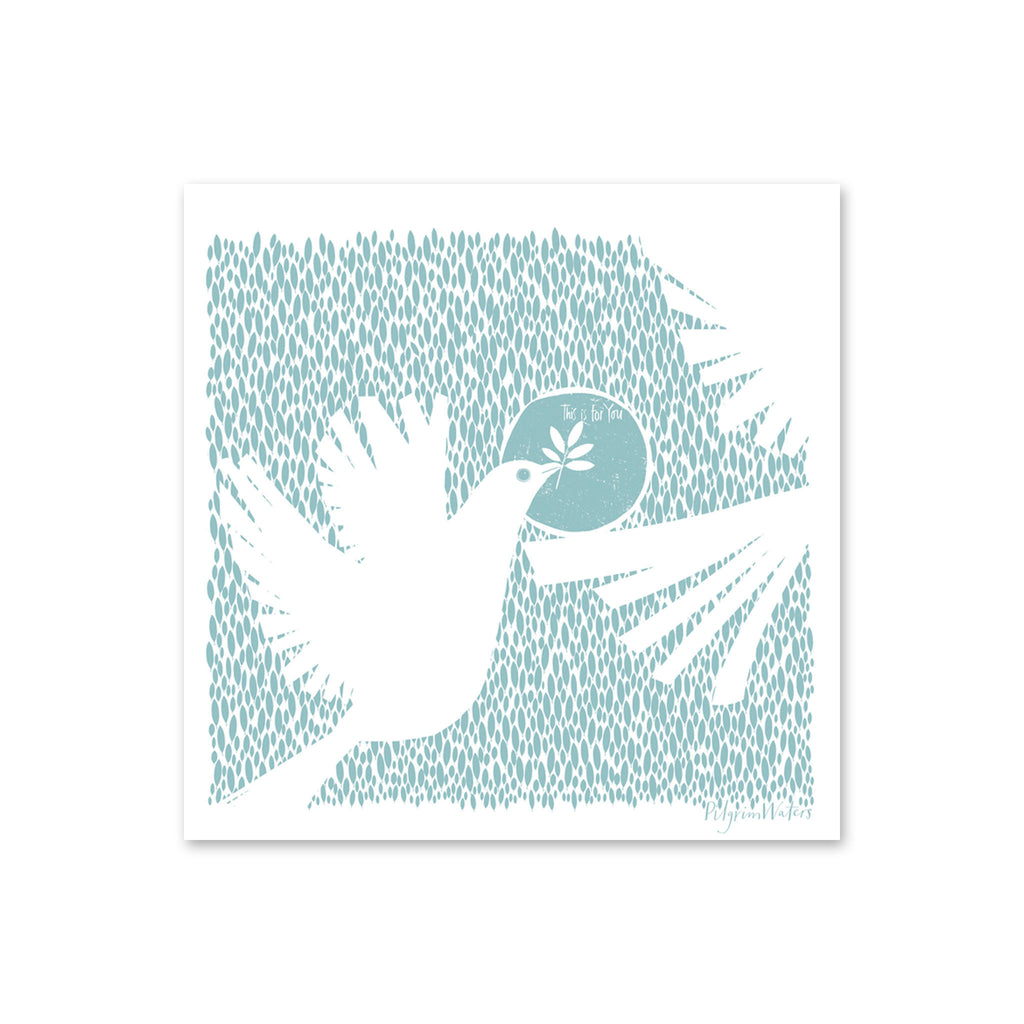 Pilgrim Waters Tea Towel - Dove