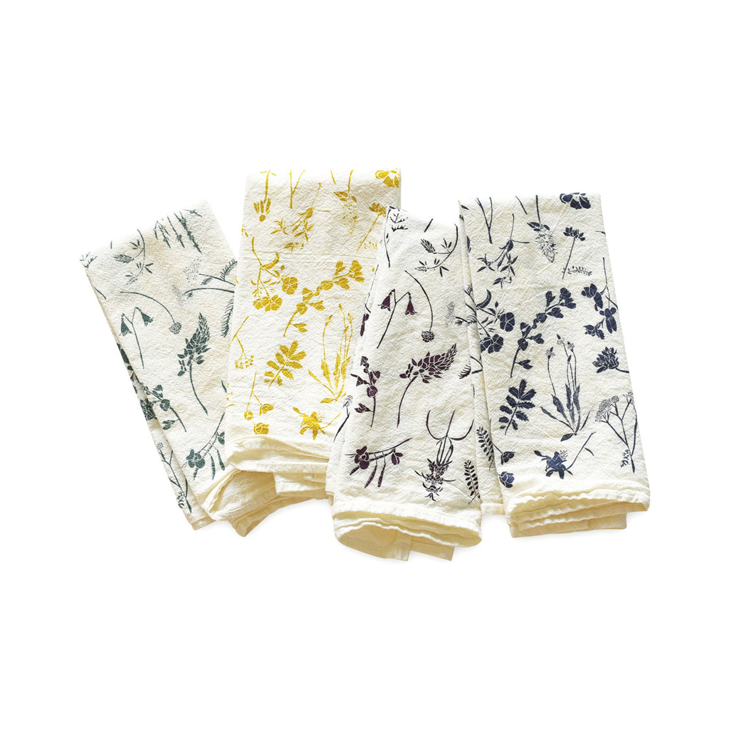 Mixed Wildflowers Napkin Set of 4