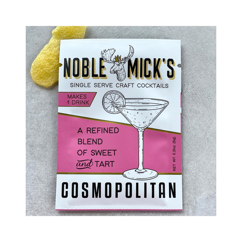 Noble Mick's Single Serve Craft Cocktail Mixes - Cosmopolitan