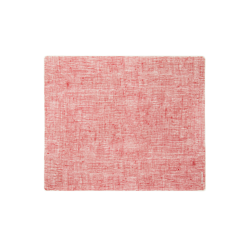Modern Twist Silicone Placemats - Cranberry