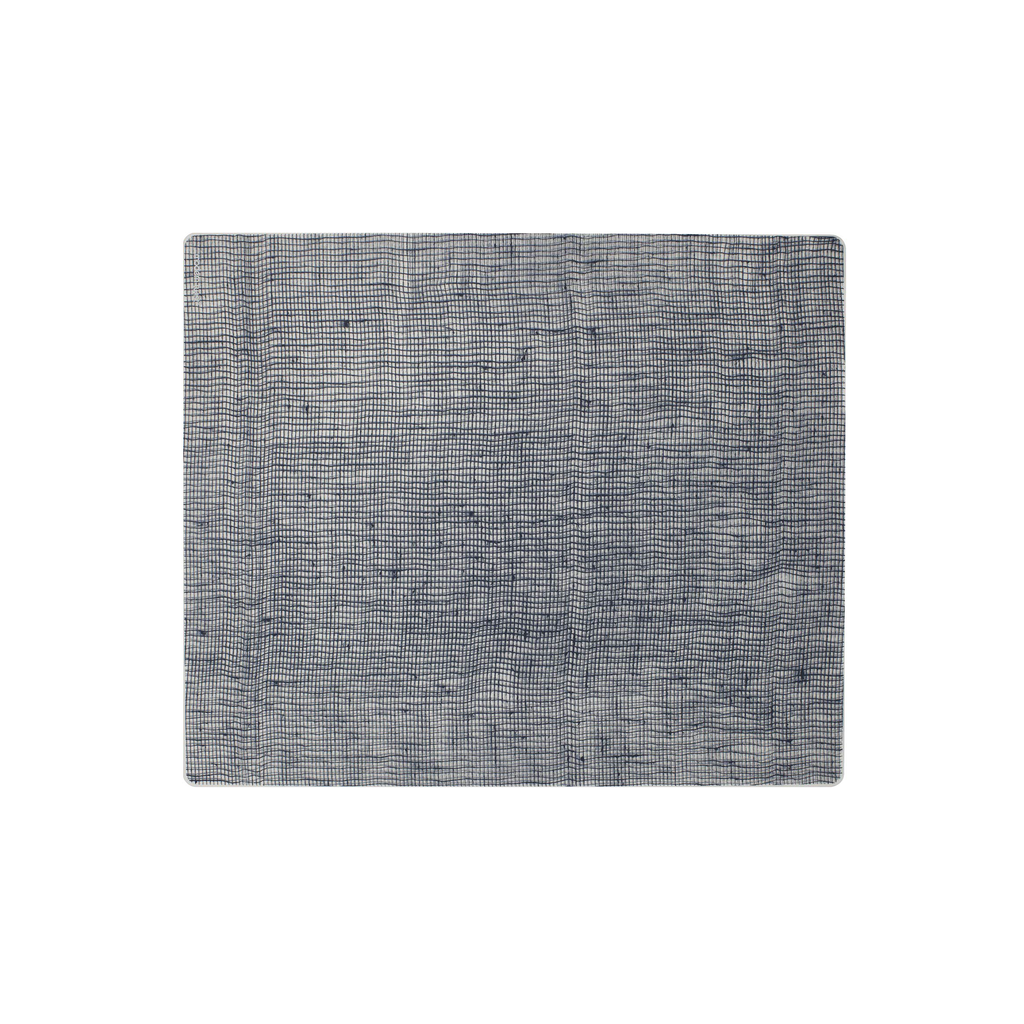 Modern Twist Silicone Placemat - Denim Linen