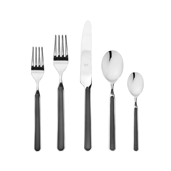 Mepra Fantasia Black 5PC Place Setting