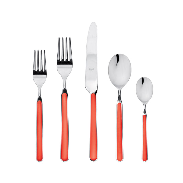 Mepra Fantasia Red 5PC Place Setting