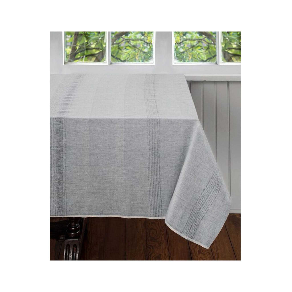Hand-woven Cotton Tablecloth - Sea Salt