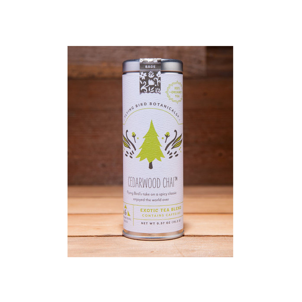 Flying Bird Botanicals Cedarwood Chai Tea - Bags