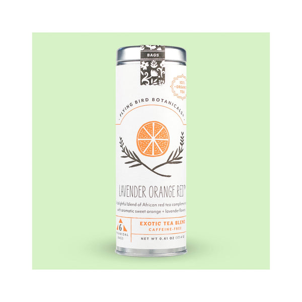 Flying Bird Botanicals Lavender Orange Red Tea - Bags