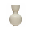 Reactive Glaze Cream Stoneware Vase