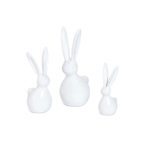 Long Eared Ceramic Bunnies