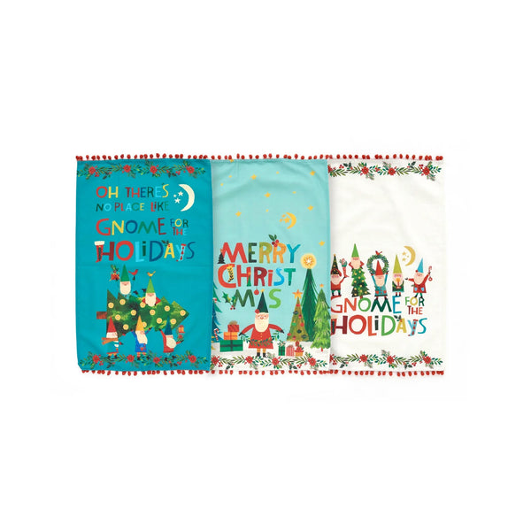 Gnome Holiday Kitchen Towels