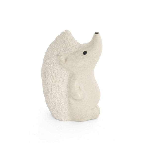 Textured Soapstone Standing Hedgehog Sculpture