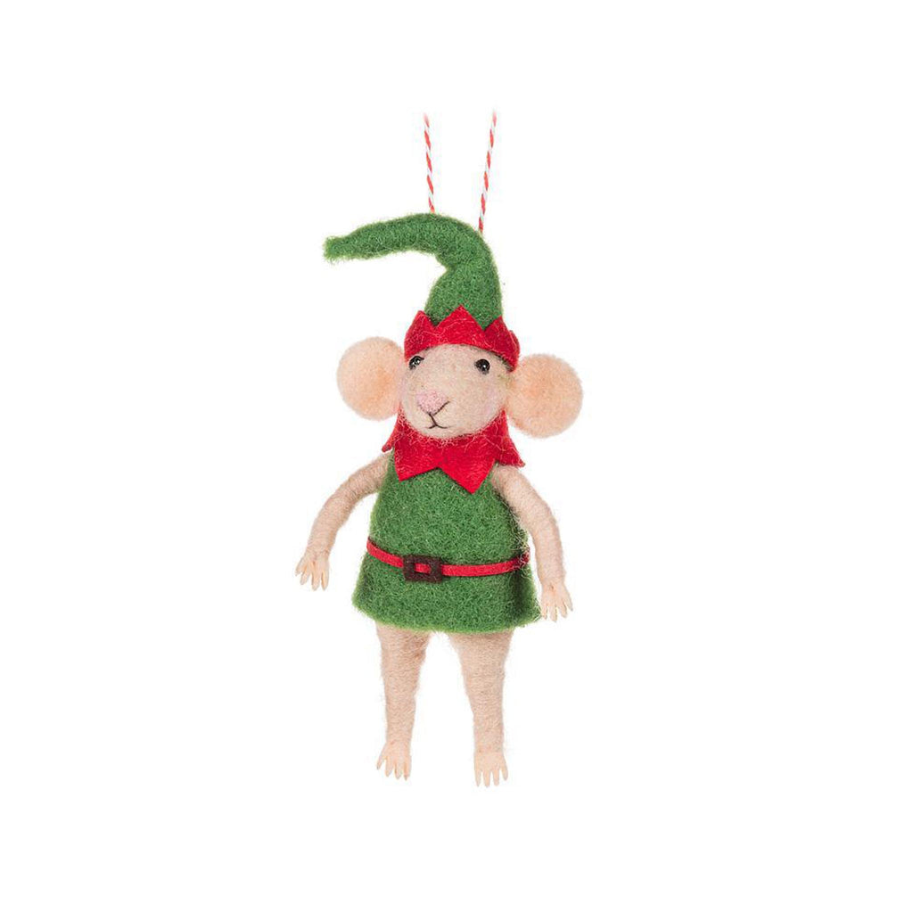 Costumed Mice Ornaments - Elf