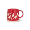 Wide Base Mugs - Holiday - Cardinals