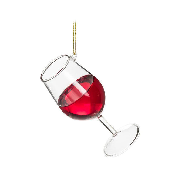 Red Wine Glass Ornament