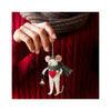 Felt Mouse Ornament - Bell & Heart