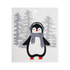 Swedish Dishcloths - Winter Imagery - Penguin with Ear Muffs