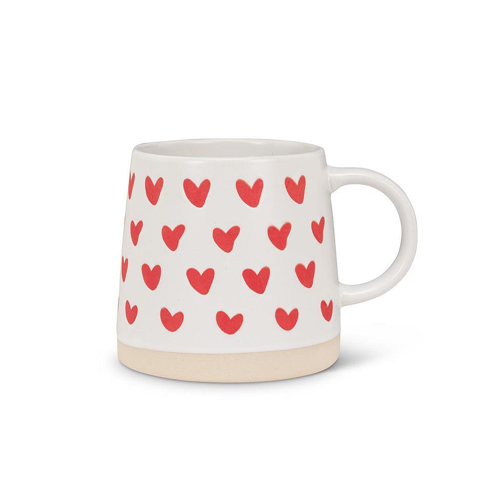 Wide Base Heart Mug