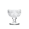 Heart Embossed Pedestal Bowl