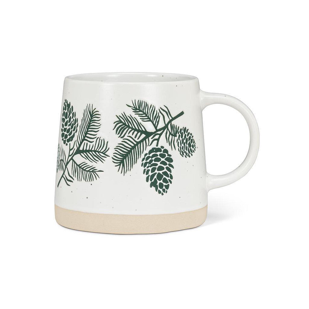 Pine Cones Wide Base Mug