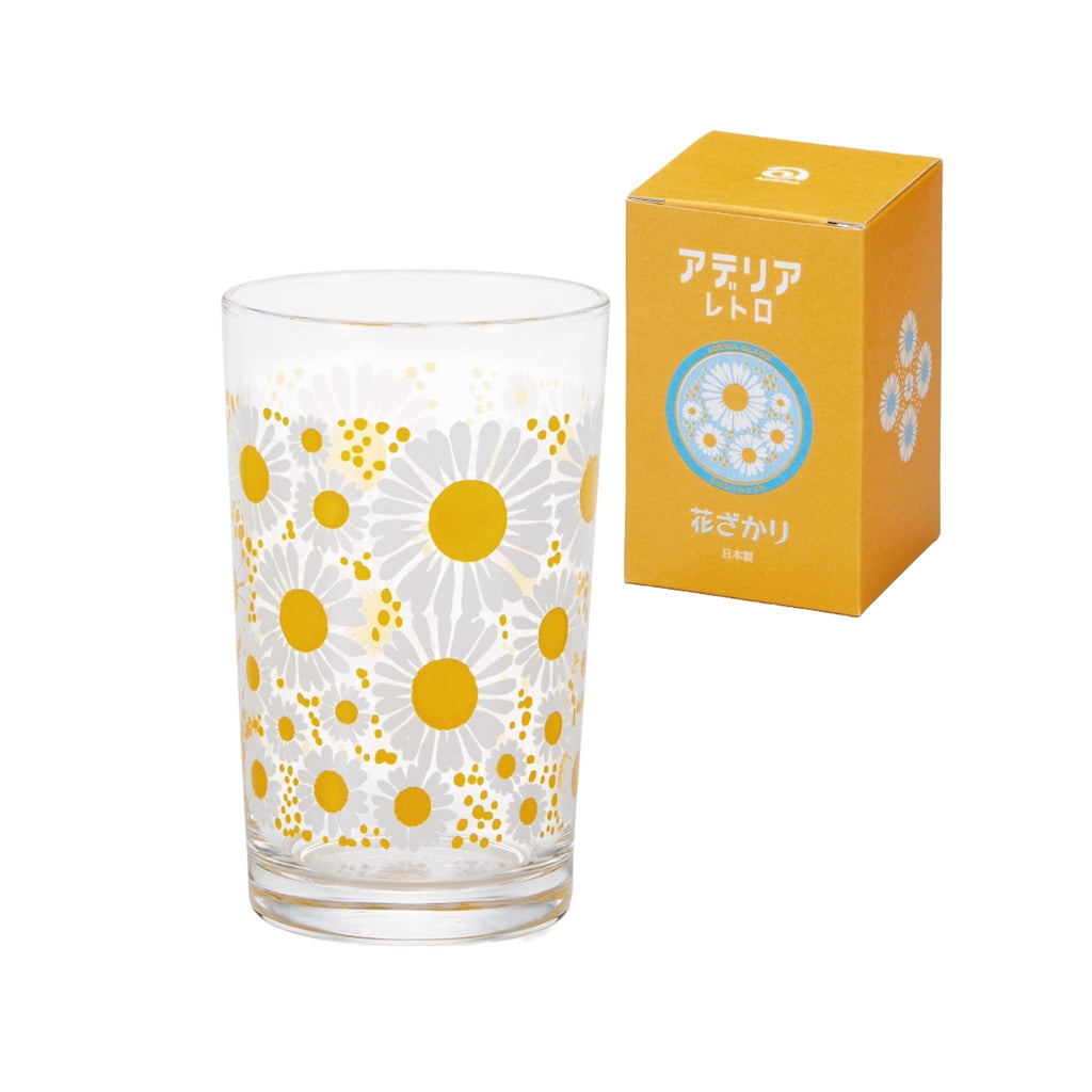 ADERIA Retro Collection Short Tumbler - Daisy Bloom