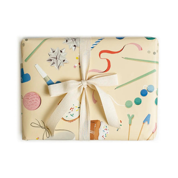 Birthday Trimmings Gift Wrap - Roll