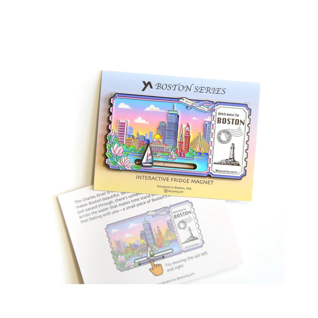 Boston Charles River Interactive  Fridge Magnet