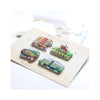 Boston Icons Magnets & Postcard Set - upclose