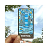 Boston Skyline Stained Glass Bookmark