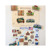 Boston Icons Magnets & Postcard Set - in use