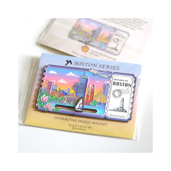 Boston Charles River Interactive  Fridge Magnet