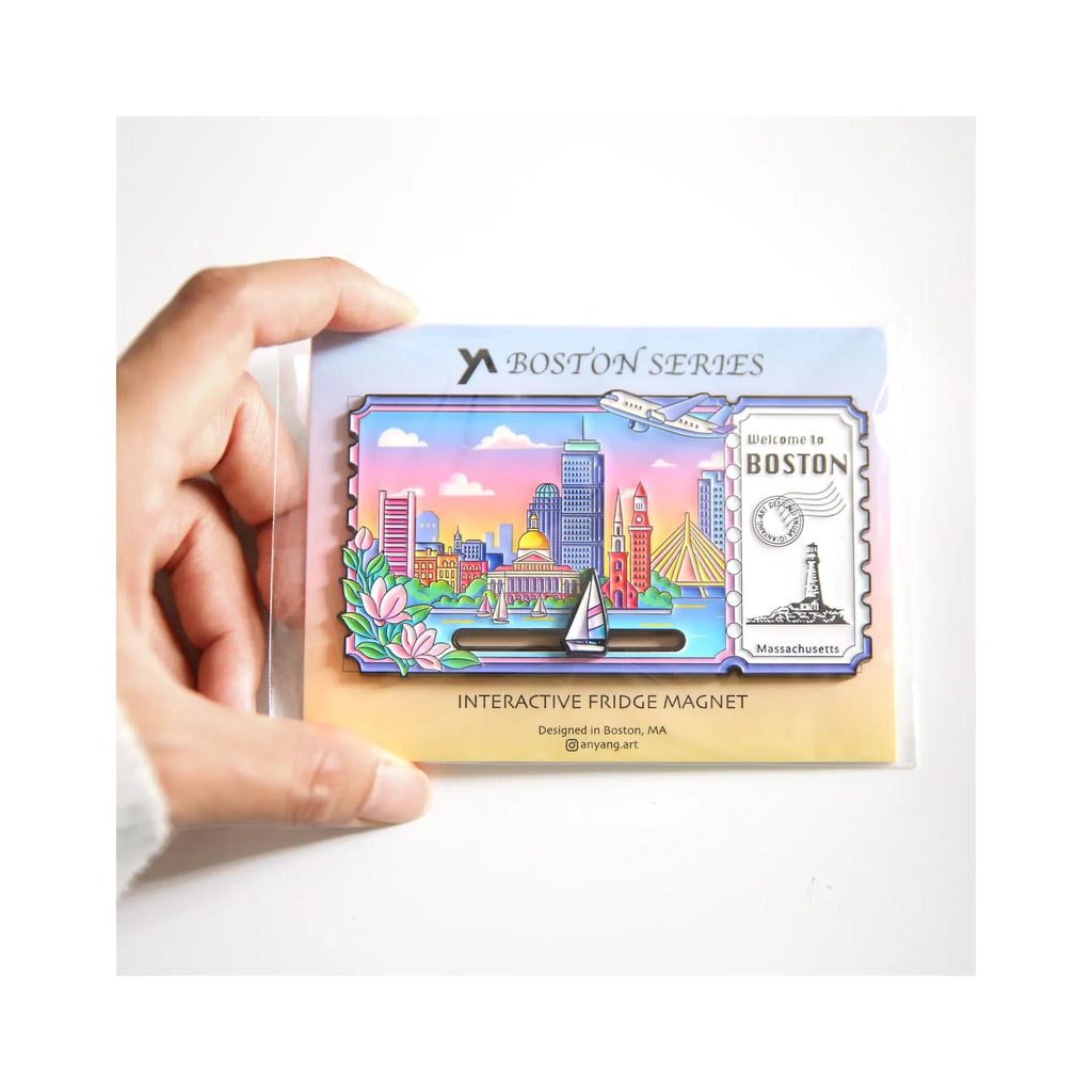 Boston Charles River Interactive  Fridge Magnet - scale