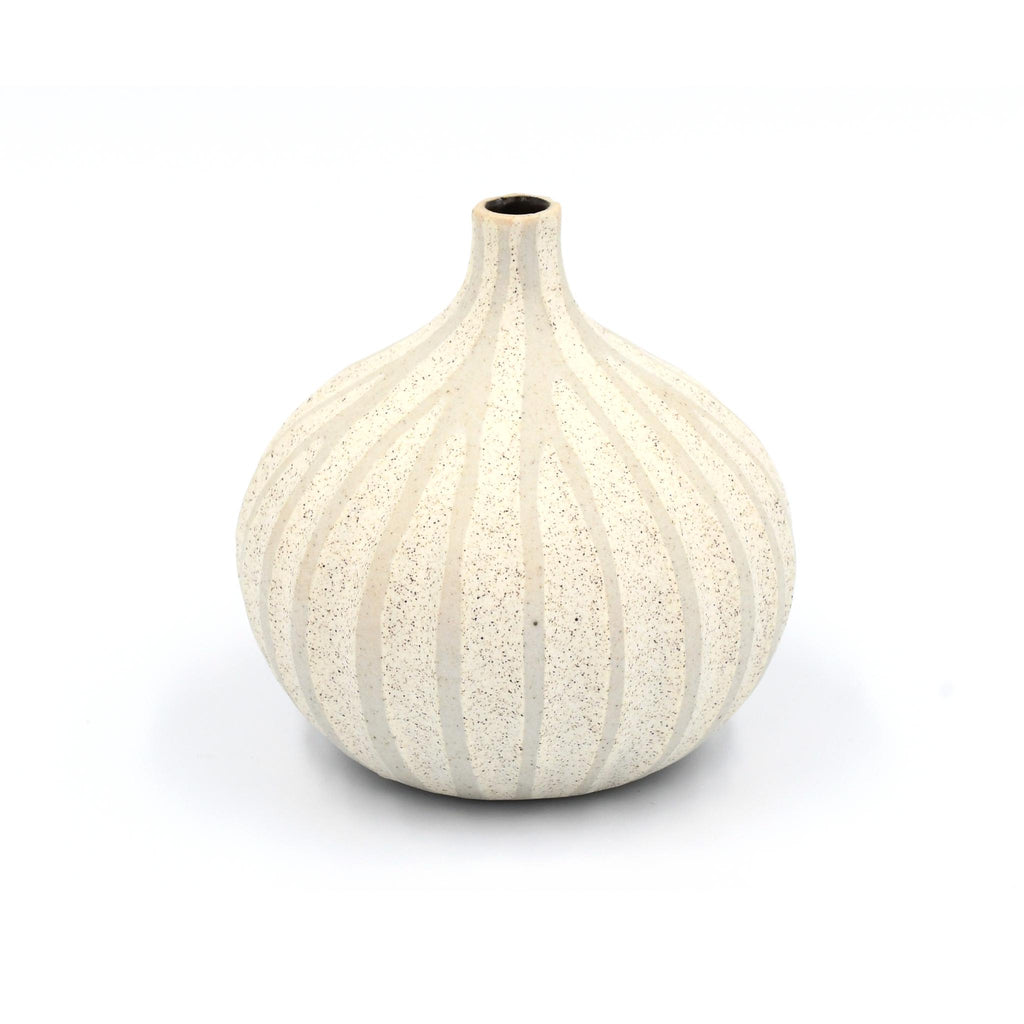 Porcelain Congo Tiny Bulb Vases - Small - White