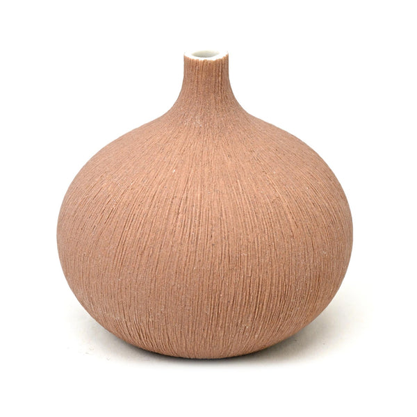 Porcelain Congo Tiny Bulb Vases - Small - Terra