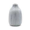 Porcelain Adam Vase - White with Blue Lines
