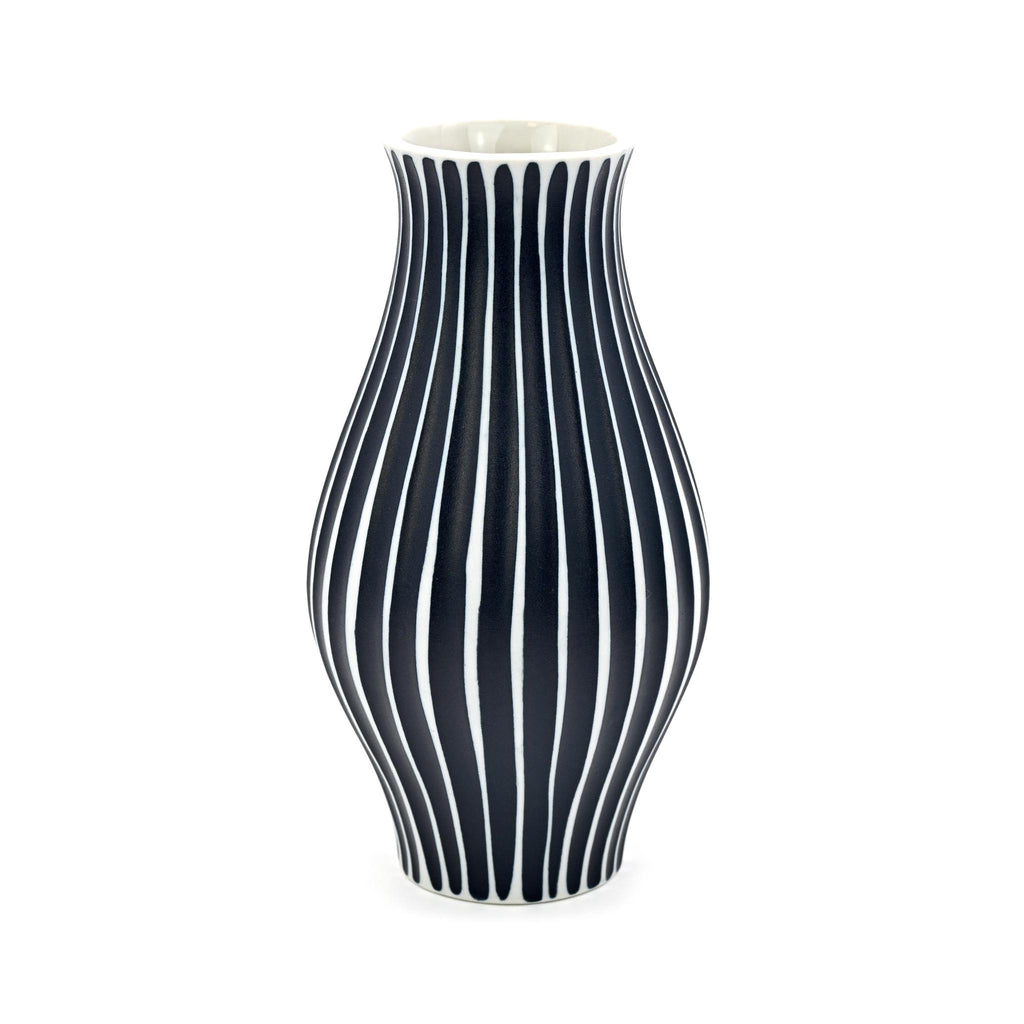 Chamon Mini Vase - Large -Blue & White Textured