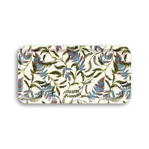 Birch Wood Tray - Narrow - Ferns