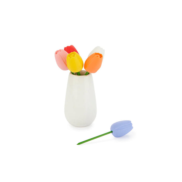 Tulip Snack Picks Set of 6