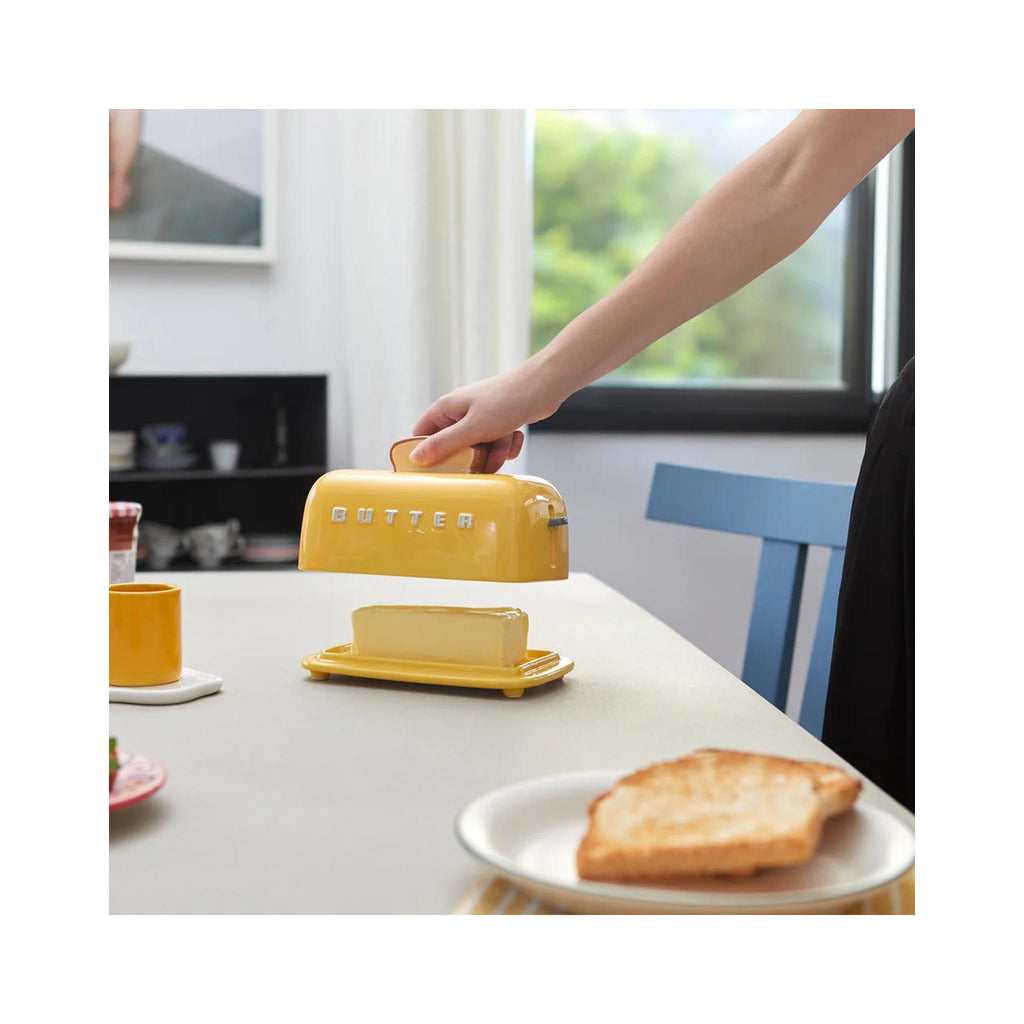 Toasty Butter Dish - on table