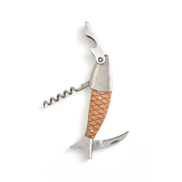 Fish-Shaped Pocket Knife - Etched