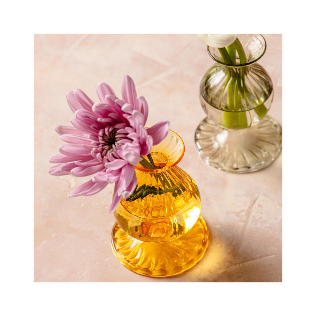 Nalia Glass Bud Vases - Daffodil in use