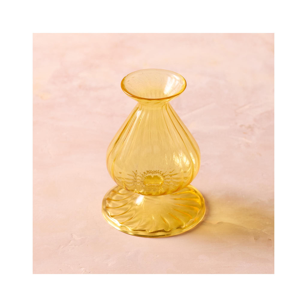 Nalia Glass Bud Vases - Daffodil