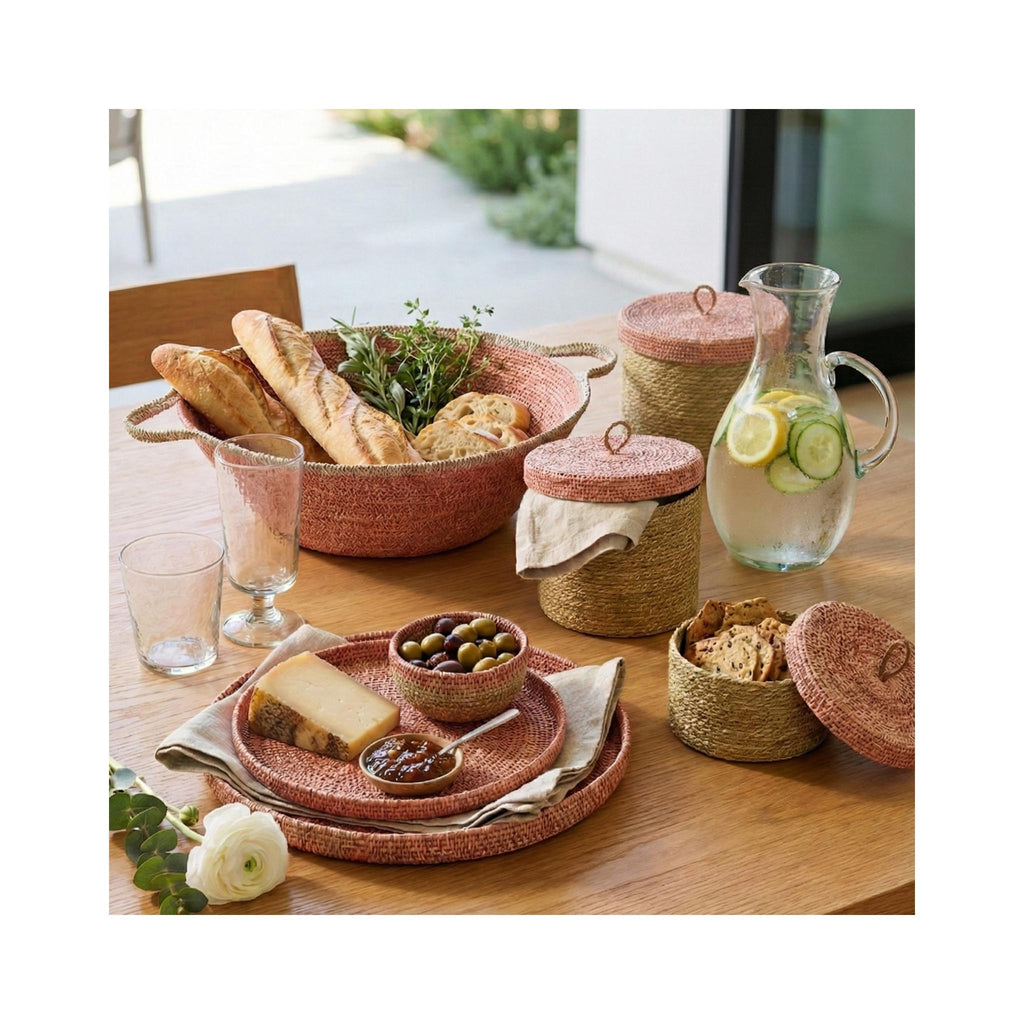 Pebble Glass Teardrop Pitcher - in use