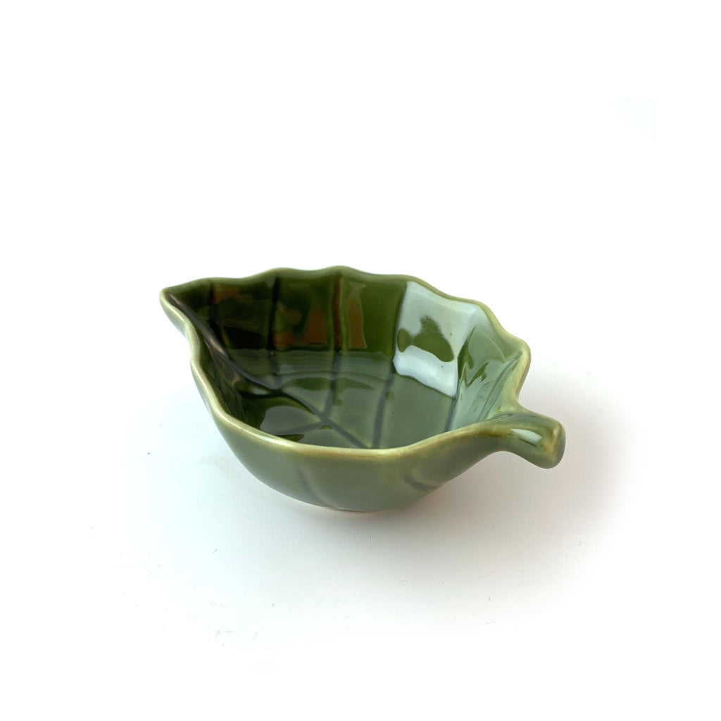 Leaf Trinket Dishes - Green