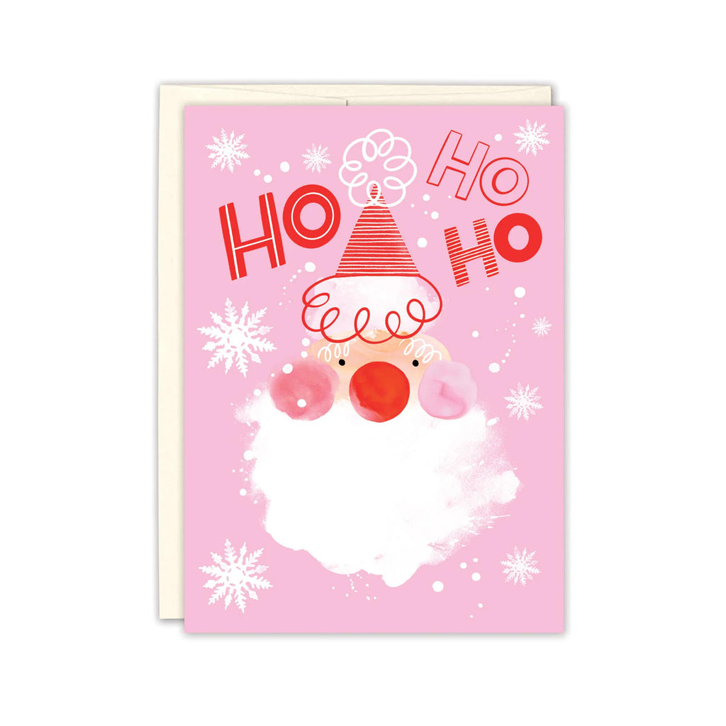 Biely & Shoaf Boxed Holiday Cards - Pink Santa