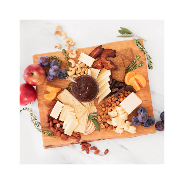Pumpkin Maple Butter with Maple Syrup - on cheeseboard
